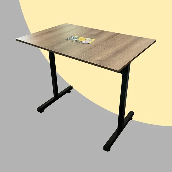 Mesa Rectangular De 90cm X 60cm Tapa En Rh Color Amaretto