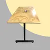 Mesa Rectangular De 90cm X 60cm Tapa En Pino