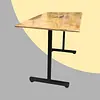 Mesa Rectangular De 90cm X 60cm Tapa En Pino