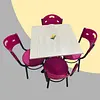 Juego De Silla Karla Con Mesa Cuadrada