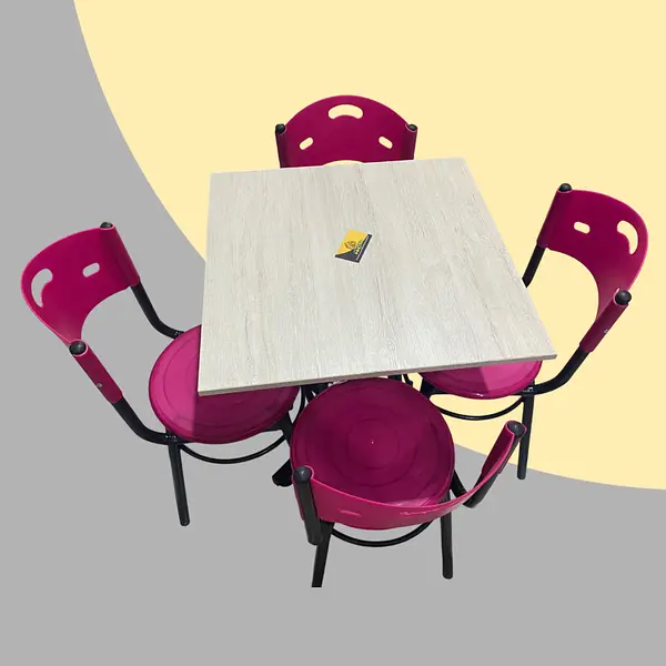 Juego De Silla Karla Con Mesa Cuadrada