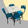 Juego De Sillas Karla Con Mesa Cuadrada