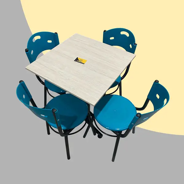 Juego De Sillas Karla Con Mesa Cuadrada
