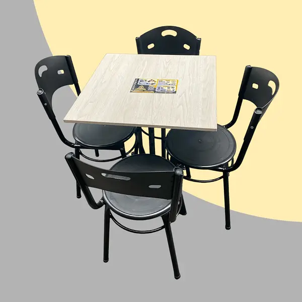 Juego De Silla Karla Con Mesa Cuadrada