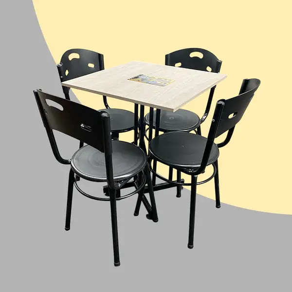Juego De Silla Karla Con Mesa Cuadrada